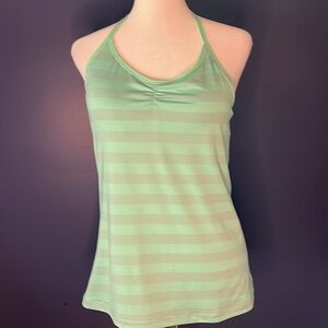 Nike- DriFit- slim fit tank with built in bra & removable pads. Mint green sz L
